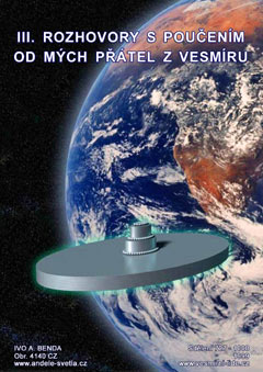Book cover III: saucer over planet Earth